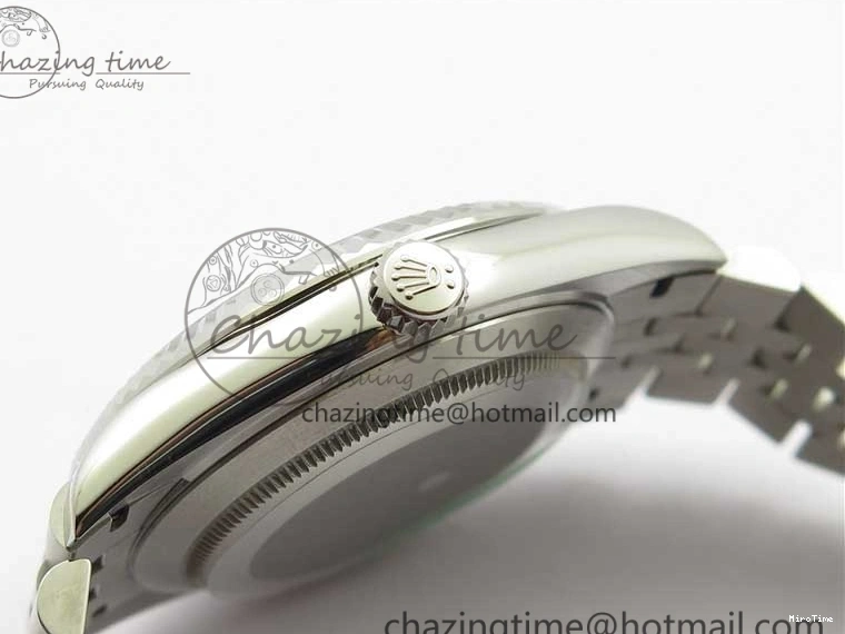 MiroTime 0414 DateJust 41MM 126334 904L SS VRF 1:1 Best Edition Black Dial Stick Markers on SS Jubilee Bracelet A Trendy 2901